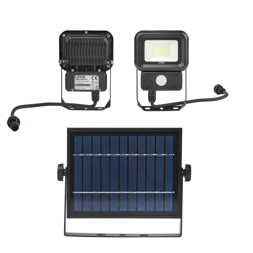 LED Spoljašnji solarni reflektor sa senzorom LED/10W/3,7V 6500K IP65 2200 mAh
