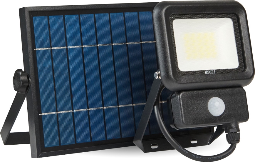 LED Spoljašnji solarni reflektor sa senzorom LED/20W/3,7V 6500K IP65 4400 mAh