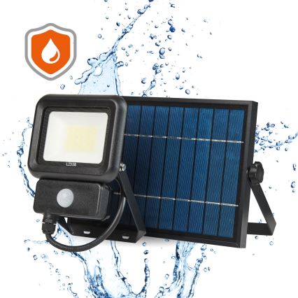 LED Spoljašnji solarni reflektor sa senzorom LED/20W/3,7V 6500K IP65 4400 mAh