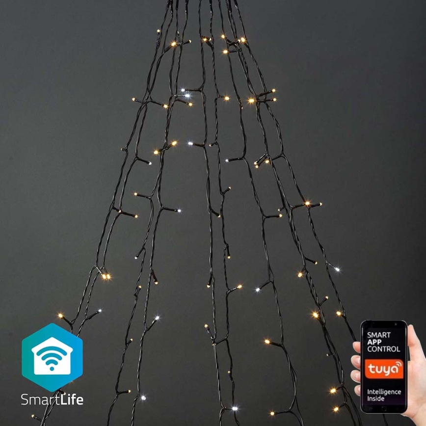 LED spoljna božićna zavesa 200xLED/8 funkcija 10x2m IP65 Wi-Fi Tuya od tople do hladne bele