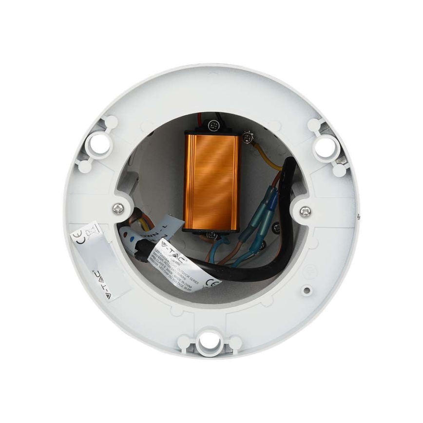 LED Spoljna lampa LED/10W/230V 80cm 3000K IP65 bela