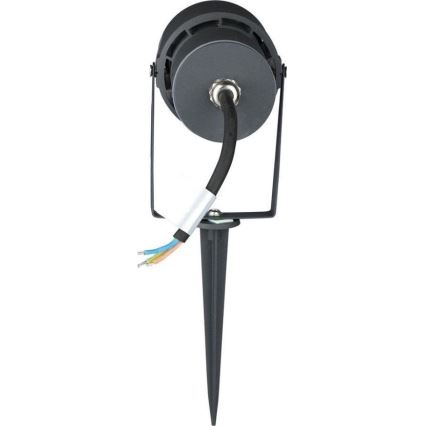 LED Spoljna lampa LED/12W/100-240V IP65 3000K sivo