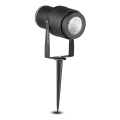 LED Spoljna lampa LED/12W/100-240V IP65 4000K crno