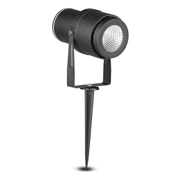 LED Spoljna lampa LED/12W/100-240V IP65 4000K crno