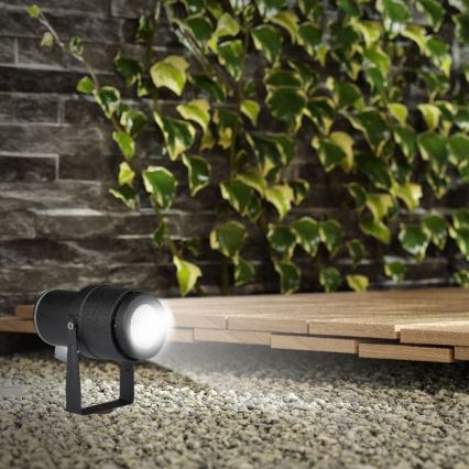 LED Spoljna lampa LED/12W/100-240V IP65 4000K crno