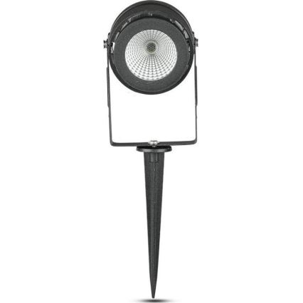 LED Spoljna lampa LED/12W/100-240V IP65 4000K crno