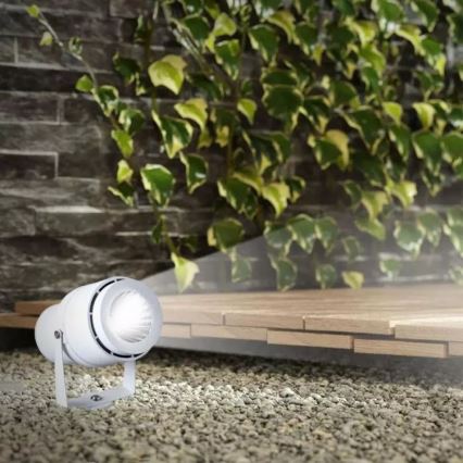 LED Spoljna lampa LED/12W/100-240V IP65 bela - zeleno svetlo