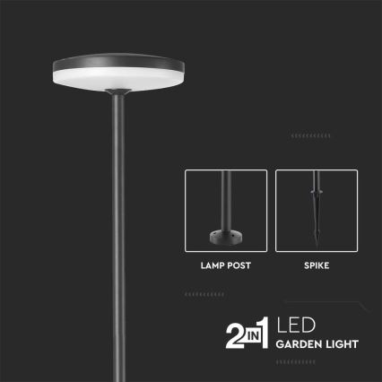 LED Spoljna lampa LED/12W/230V 4000K IP65 antracit