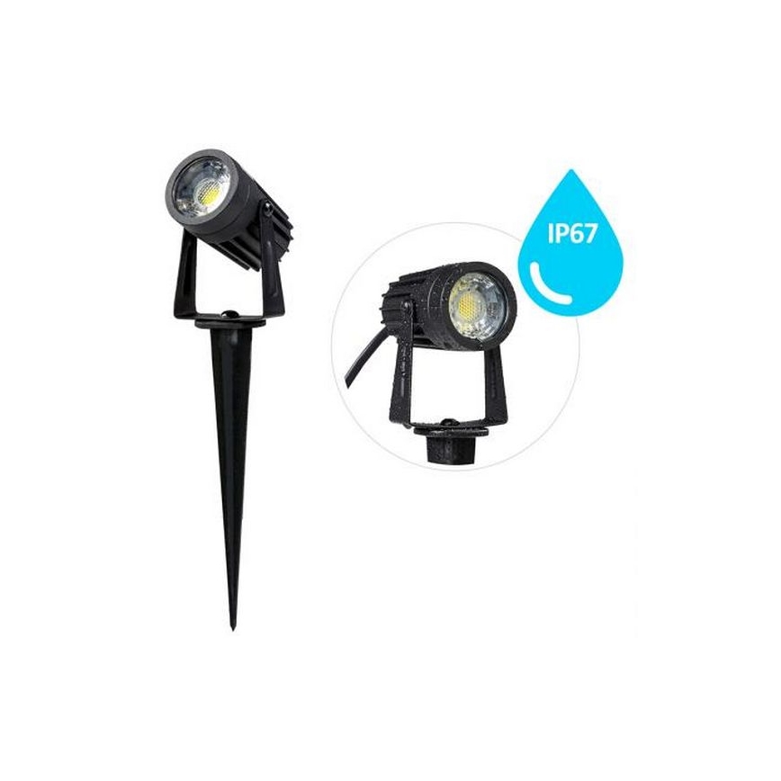 LED Spoljna lampa LED/3W/230V 2800K IP67 crno