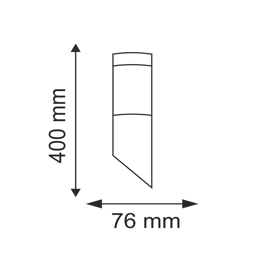 LED Spoljna lampa LIVIA 1xE27/7W/230V 4000K IP44