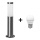 LED Spoljna lampa LIVIA 1xE27/7W/230V 4000K IP44