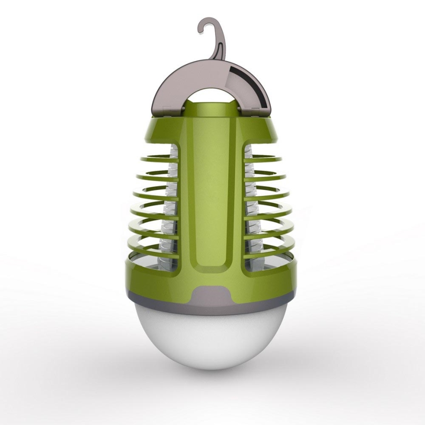 LED Spoljna lampa sa zamkom za insekte LED/5W/USB 1800mAh IP44