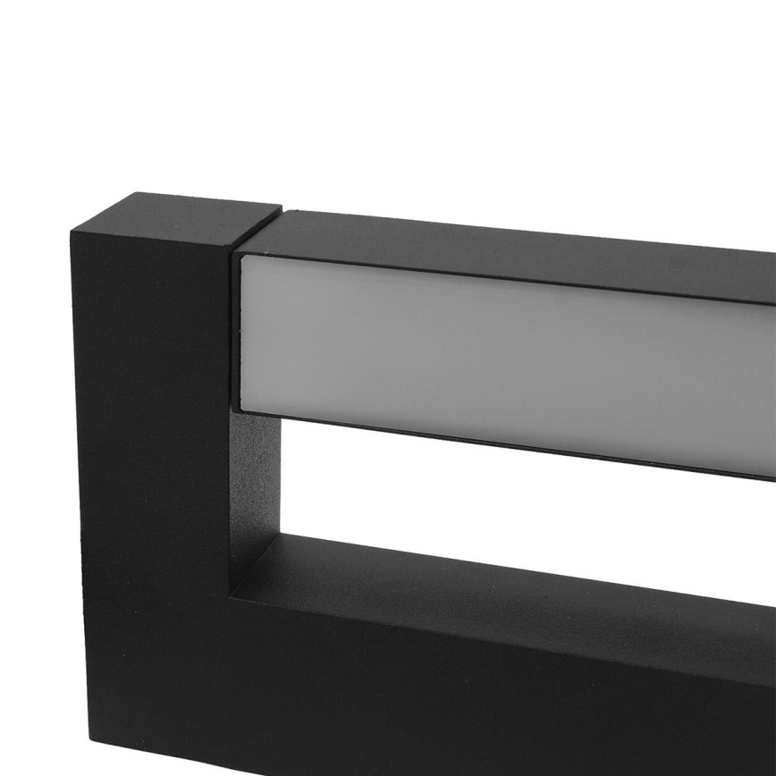 LED Fleksibilna spoljna zidna lampa 2xLED/16W/230V IP54 90 cm crno
