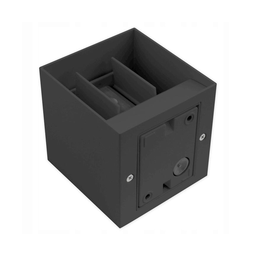 LED Spoljna zidna lampa 2xLED/3W/230V IP54 antracit