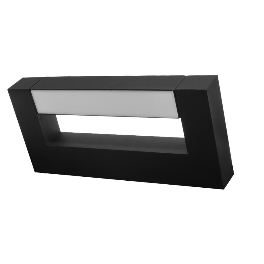 LED Fleksibilna spoljna zidna lampa 2xLED/4W/230V IP54 30 cm crno
