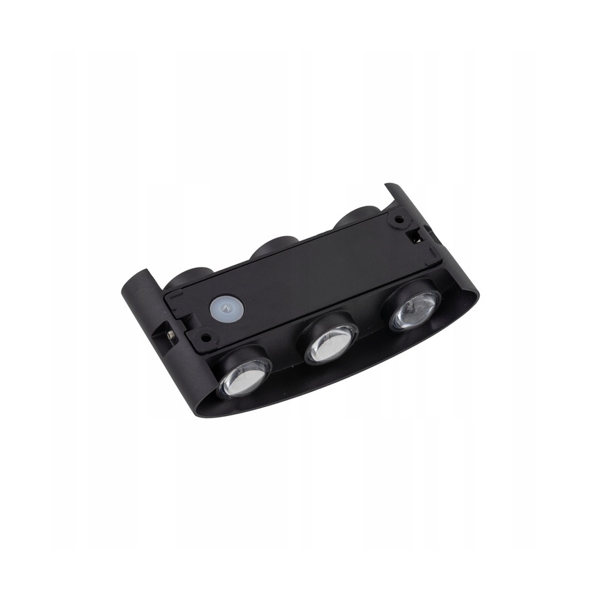 LED Spoljna zidna lampa ARROW 6xLED/1W/230V IP54 crno