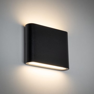 LED Spoljna zidna lampa ARWENA 2xLED/3W/230V IP54 crno