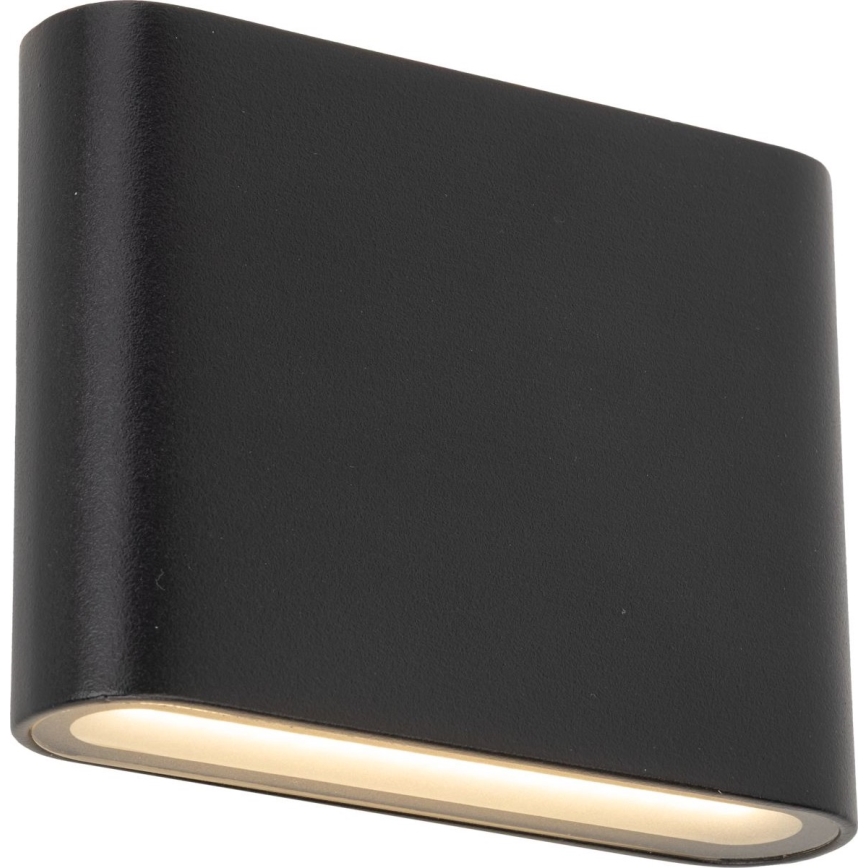 LED Spoljna zidna lampa ARWENA 2xLED/3W/230V IP54 crno
