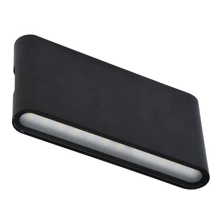 LED Spoljna zidna lampa BRICK 2xLED/6W/230V 3000/4000/6500K IP65 crno