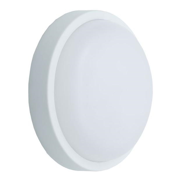 LED Spoljna zidna lampa BULKHEAD LED/18W/230V 3000K IP54 bela