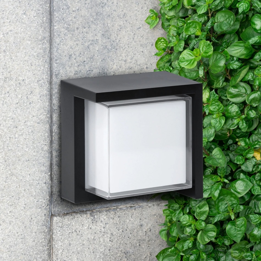 LED Spoljna zidna lampa ESSEN LED/12W/230V IP44 crno