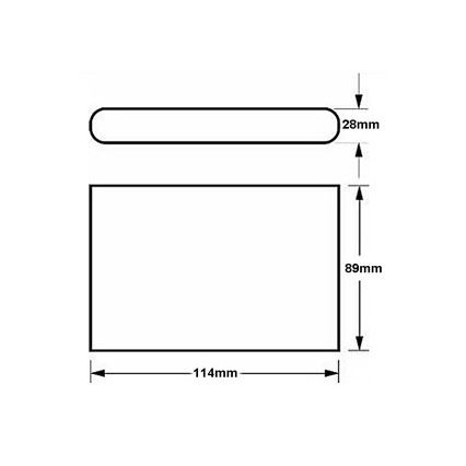 LED Spoljna zidna lampa FLOW 2xLED/3W/230V IP54 crno