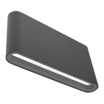 LED Spoljna zidna lampa FLOW 2xLED/6W/230V IP54 3000K antracit
