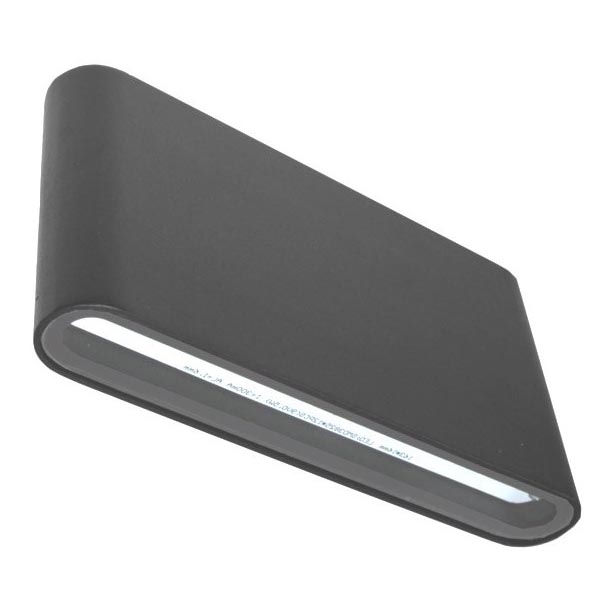 LED Spoljna zidna lampa FLOW 2xLED/6W/230V IP54 3000K antracit