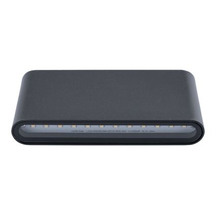 LED Spoljna zidna lampa FLOW 2xLED/6W/230V IP54 crno