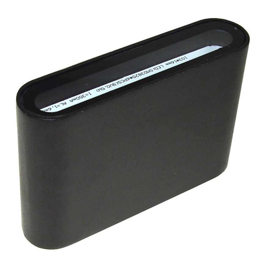LED Spoljna zidna lampa FLOW LED/3W/230V IP54 crno