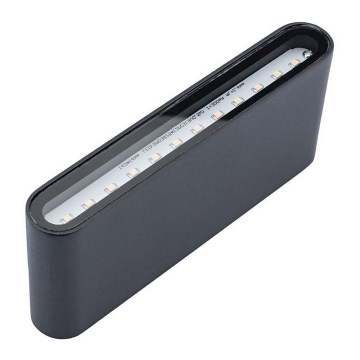 LED Spoljna zidna lampa FLOW LED/6W/230V IP54 crno