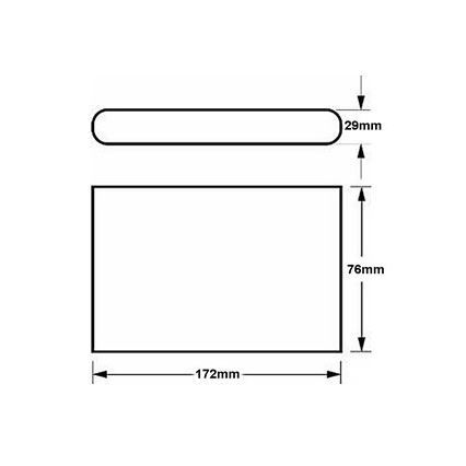 LED Spoljna zidna lampa FLOW LED/6W/230V IP54 crno