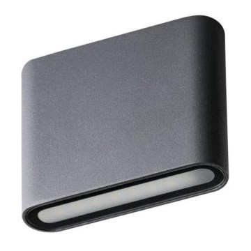 LED Spoljna zidna lampa GARTO LED/8W/230V grafitno