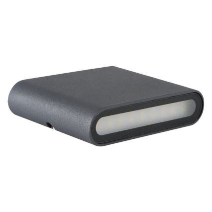 LED Spoljna zidna lampa GARTO LED/8W/230V grafitno