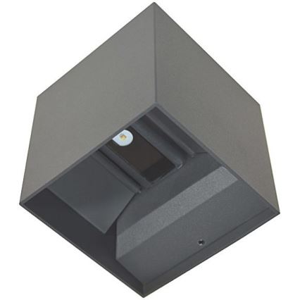 LED Spoljna zidna lampa KREON 2xLED/3W/230V IP54 3000K antracit