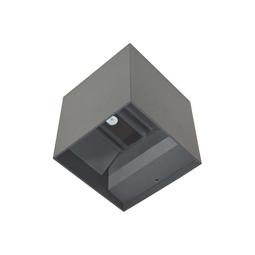 LED Spoljna zidna lampa KREON 2xLED/3W/230V IP54 3000K antracit