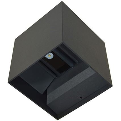 LED Spoljna zidna lampa KREON 2xLED/3W/230V IP54 3000K crno