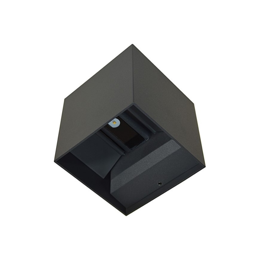 LED Spoljna zidna lampa KREON 2xLED/3W/230V IP54 4000K antracit