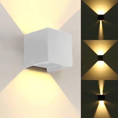 LED Spoljna zidna lampa KREON 2xLED/3W/230V IP54 4000K bela