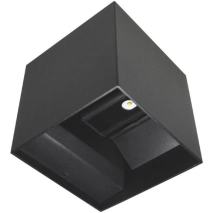 LED Spoljna zidna lampa KREON 2xLED/3W/230V IP54 4000K crno