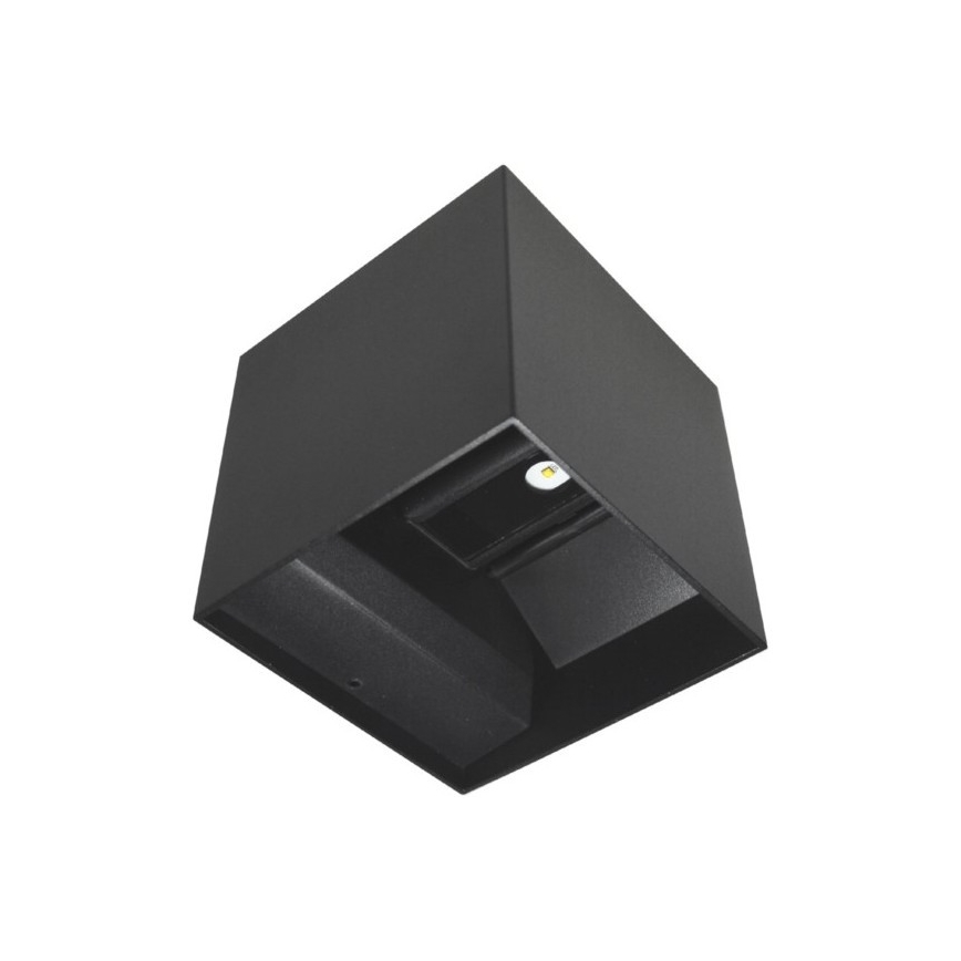 LED Spoljna zidna lampa KREON 2xLED/3W/230V IP54 4000K crno