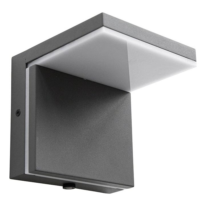 LED Spoljna zidna lampa LASSAN LED/8W/230V 3000K IP54 antracit