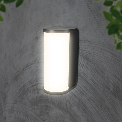 LED Spoljna zidna lampa LED/12W/230V 3000/4200/6500K IP65 crno