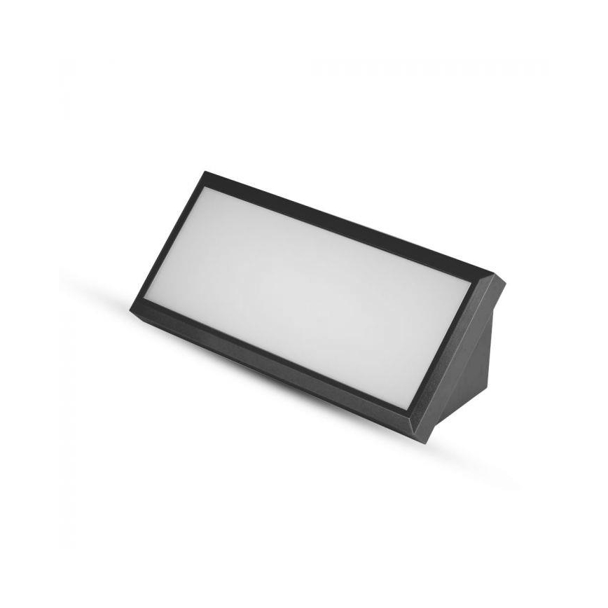 LED Spoljna zidna lampa LED/12W/230V 3000K IP65 crno