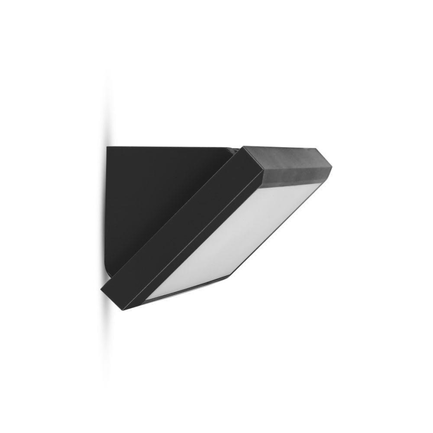 LED Spoljna zidna lampa LED/12W/230V 3000K IP65 crno