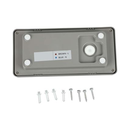 LED Spoljna zidna lampa LED/12W/230V 3000K IP65
