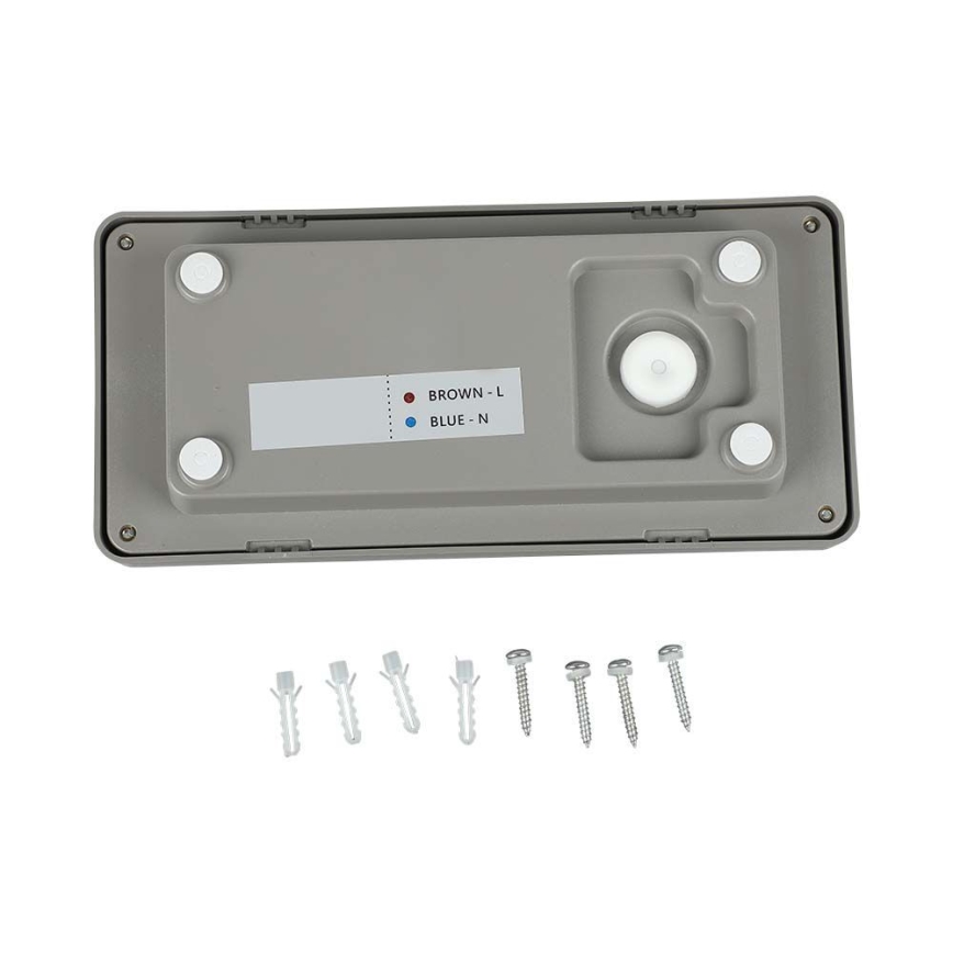 LED Spoljna zidna lampa LED/12W/230V 3000K IP65