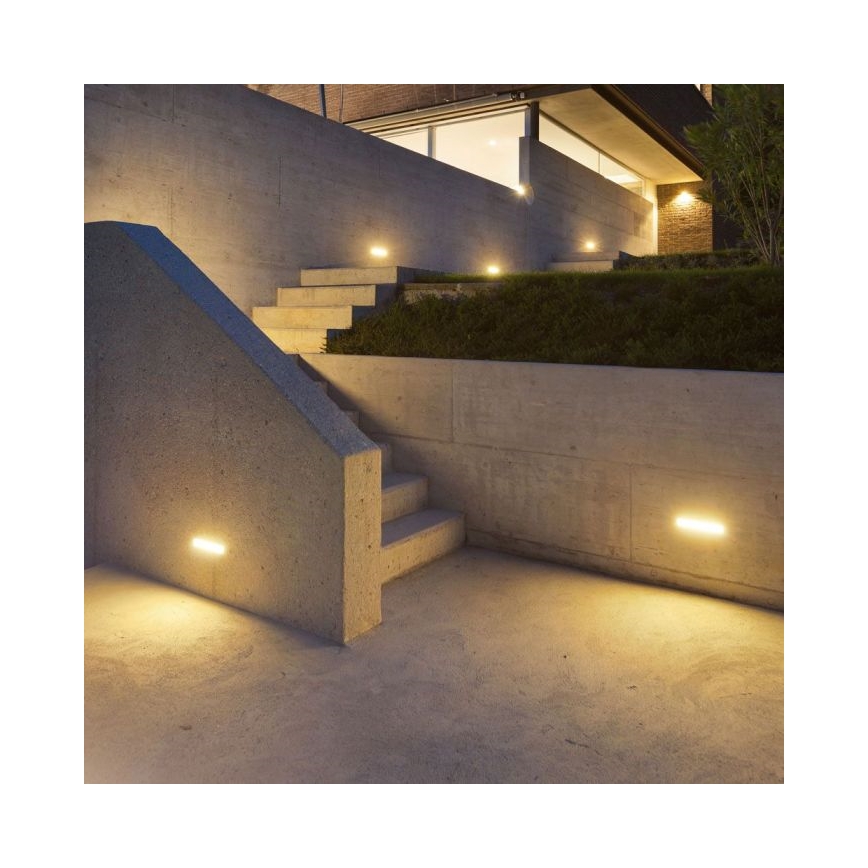 LED Spoljna zidna lampa LED/12W/230V 3000K IP65