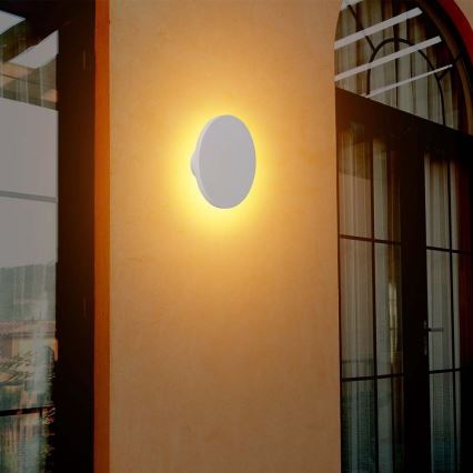 LED Spoljna zidna lampa LED/12W/230V 4000K IP65 bela