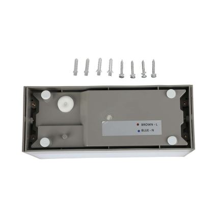 LED Spoljna zidna lampa LED/12W/230V 4000K IP65